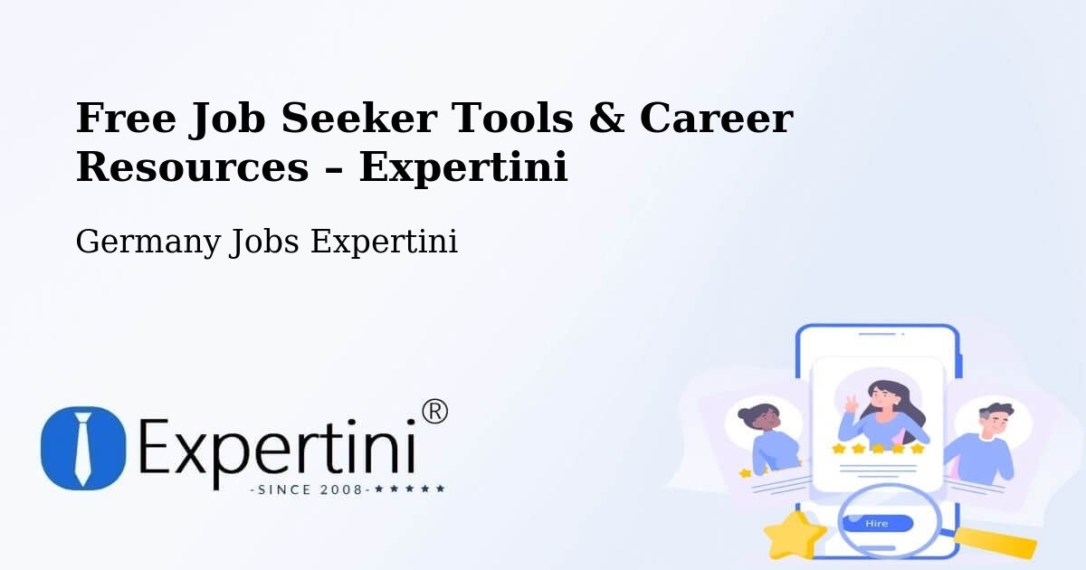 Free Job Seeker Tools & Career Resources – Werda - Werda, Germany Jobs Expertini